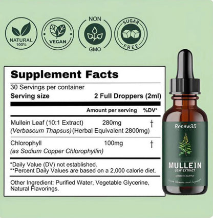 Renew35™ - Mullein Leaf Extract + Chlorophyll